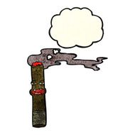 cartoon cigar character with thought bubble N2