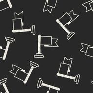 flag doodle drawing seamless pattern background N5