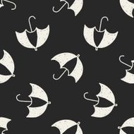 umbrella doodle drawing seamless pattern background N9