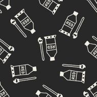 paint doodle drawing seamless pattern background