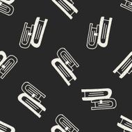book doodle drawing seamless pattern background N2