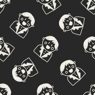 wedding groom doodle drawing seamless pattern background