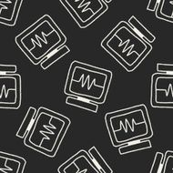 computer doodle drawing seamless pattern background N3