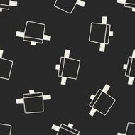 pot doodle drawing seamless pattern background