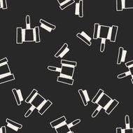 Auction hammer doodle drawing seamless pattern background