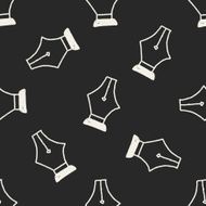 pen doodle drawing seamless pattern background