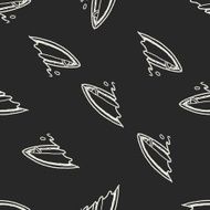 Doodle Surf seamless pattern background N2