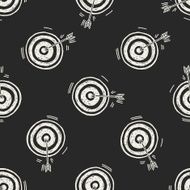Doodle Archery seamless pattern background N2