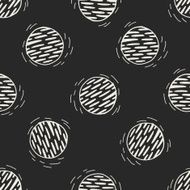 Doodle Planet seamless pattern background