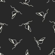 doodle wndsurfing seamless pattern background