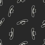 doodle hat seamless pattern background N4