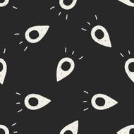 doodle subject seamless pattern background