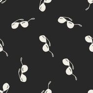 doodle sunglasses seamless pattern background N3