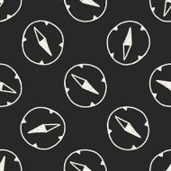 doodle Compass seamless pattern background N5