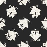 doodle ship seamless pattern background