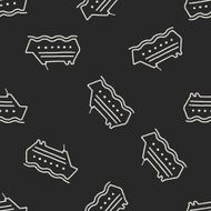 doodle ship seamless pattern background N2