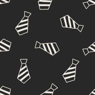 doodle tie seamless pattern background