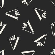 Doodle Arrow seamless pattern background