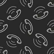 Doodle phone seamless pattern background N3