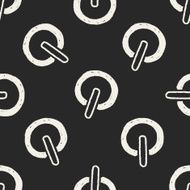 Doodle Power seamless pattern background