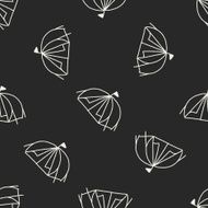 doodle tent seamless pattern background N4