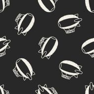 Doodle seamless pattern background N12