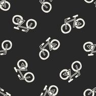 Doodle Bicycle seamless pattern background N5