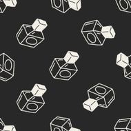 Doodle Perfume seamless pattern background N3