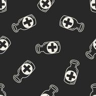 Doodle Gallipot seamless pattern background