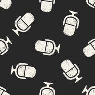 Doodle &iuml;&frac14;&shy;icrophone seamless pattern background