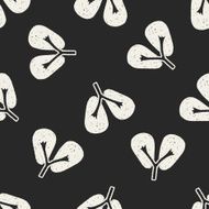 Doodle Lung seamless pattern background N4
