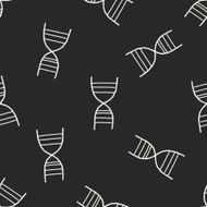 doodle dna seamless pattern background N3