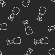 Doodle Nurse seamless pattern background N3