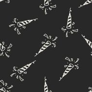 doodle Colored ribbon seamless pattern background