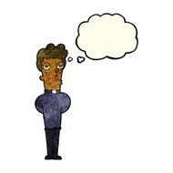 cartoon priest with thought bubble N2