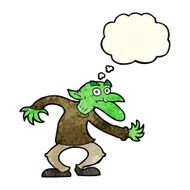 cartoon goblin with thought bubble N3