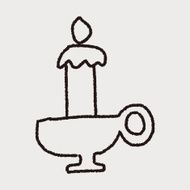 doodle candle N26