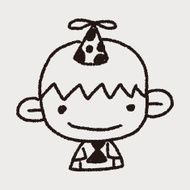doodle birthday boy N13