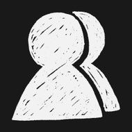 Doodle Character sign N10