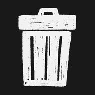 Doodle Trash can N8