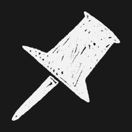 Doodle thumbtack N16