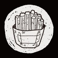French Fries Doodle N9