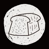 toast doodle drawing N24