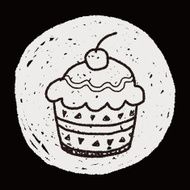 doodle cake N185