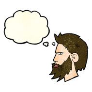 cartoon man with beard thought bubble N2