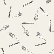 Pet cat toy doodle seamless pattern background N3