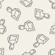 Pet dog broom doodle seamless pattern background N4