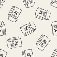doodle pet food seamless pattern background N6