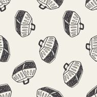 doodle pet carrier seamless pattern background N7