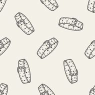 doodle pet collar seamless pattern background N4